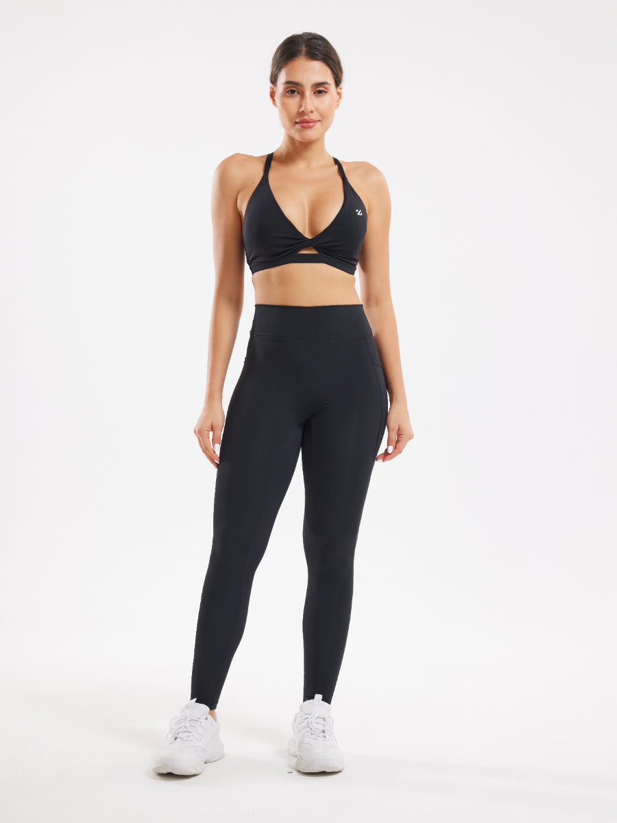 Women's Sports Wear Set - Black