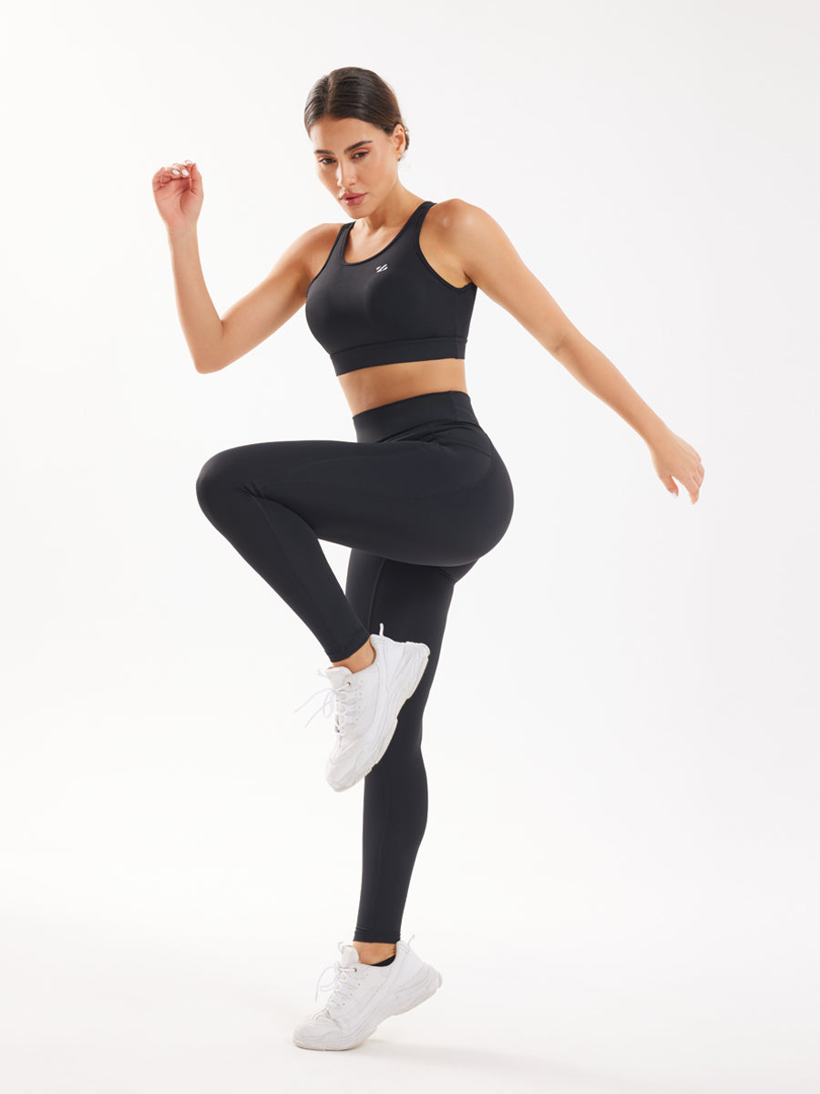 Black Gym Yoga Outfit Sets – Zuluzenith