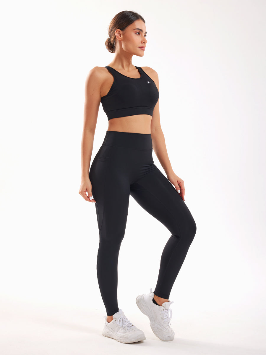 Women's Active Wear Set - Black