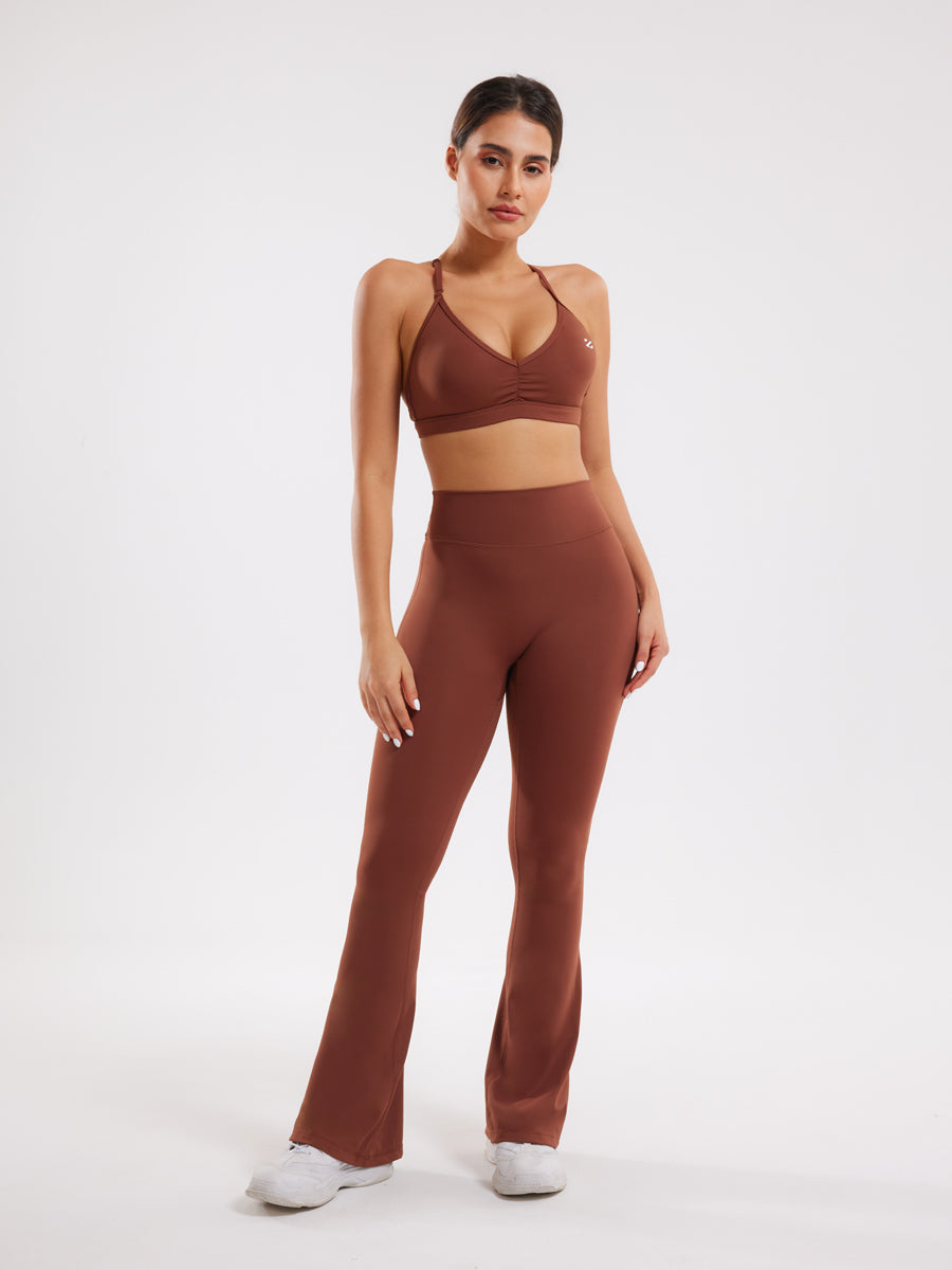 Women's Active Wear Set - Brown