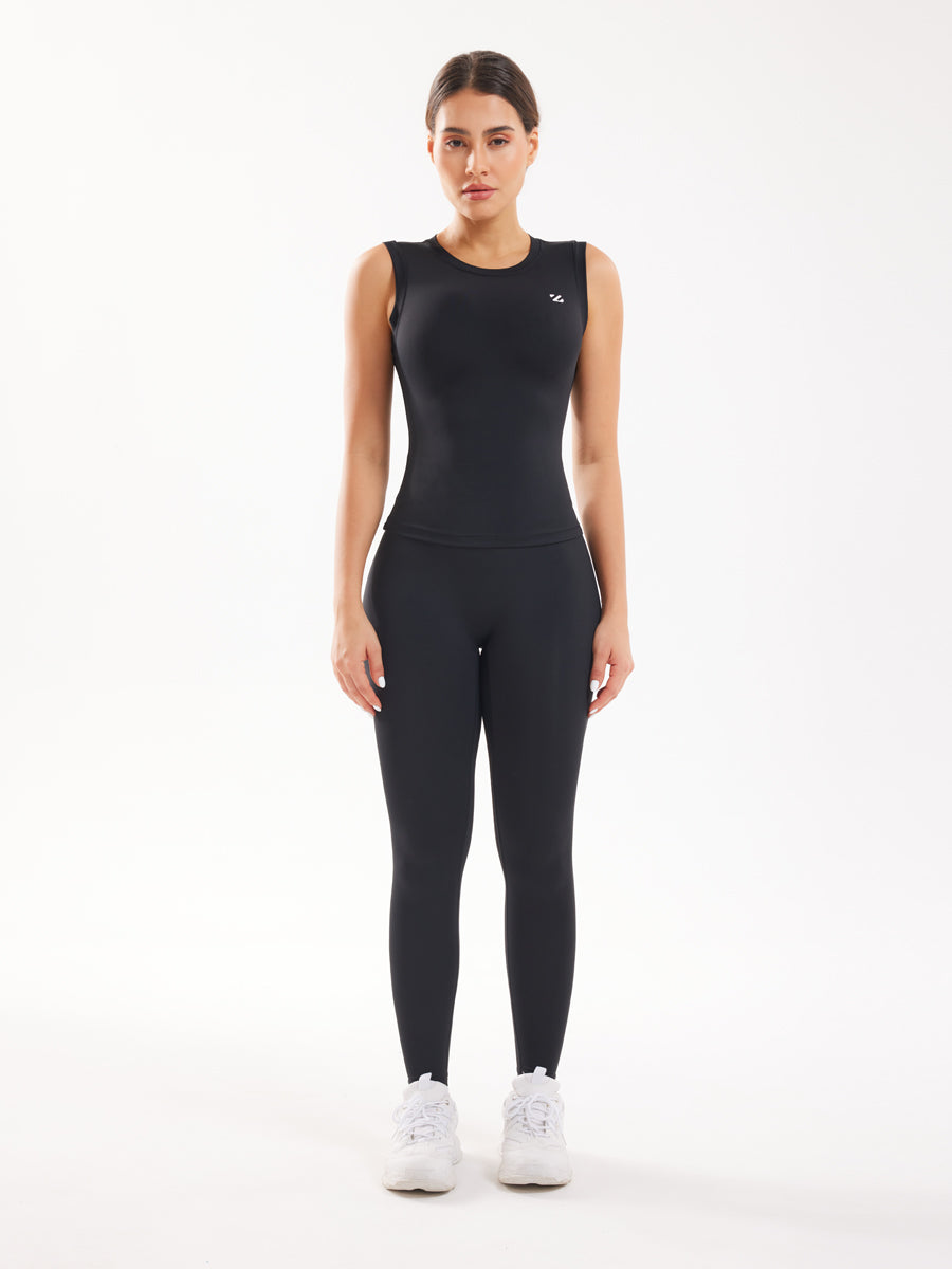 Women's Yoga Sports Wear Set - Black