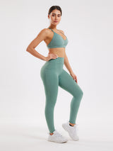 Women's Yoga Active Wear Set - Green