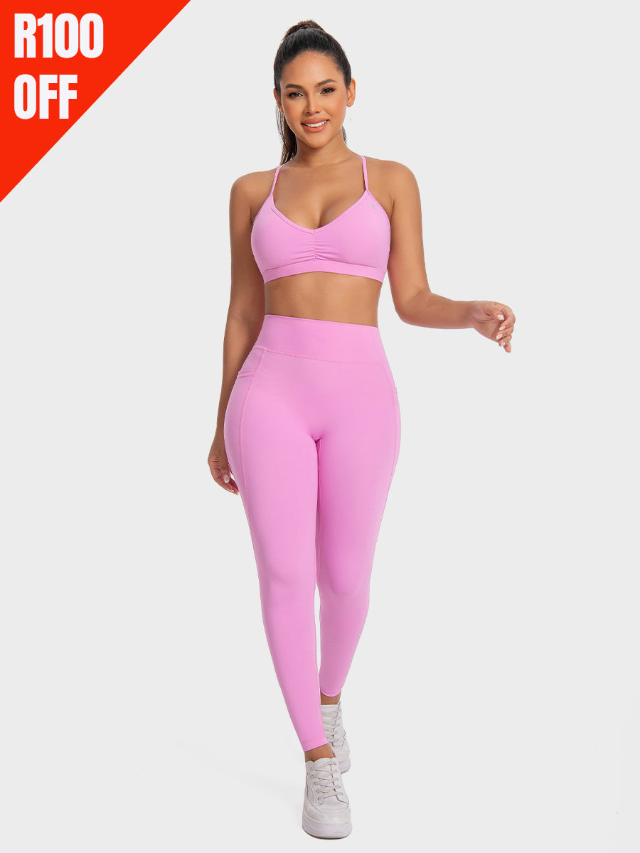 Women's 2 Piece Gym Matching Work Out Set