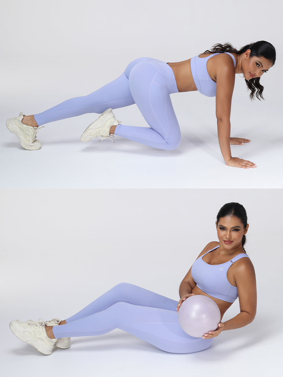 Adjustable Strap High Impact Sports Bra & Pocket Leggings Set Adjustable Strap High Impact Sports Bra & Pocket Leggings Set