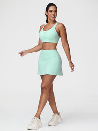 mint green padel outfit