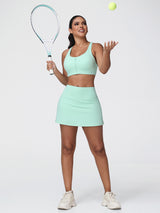 mint green padel outfit