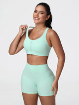 mint green workout set