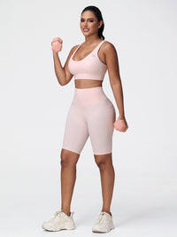 pink activewear set