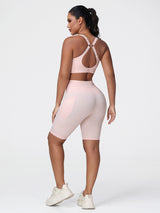 pink activewear set