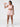 womens activewear shorts set pink