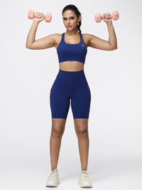 8-Inch Running Set with Lightweight Sports Bra and Pocket Shorts