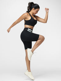 8-Inch Running Set with Lightweight Sports Bra and Pocket Shorts