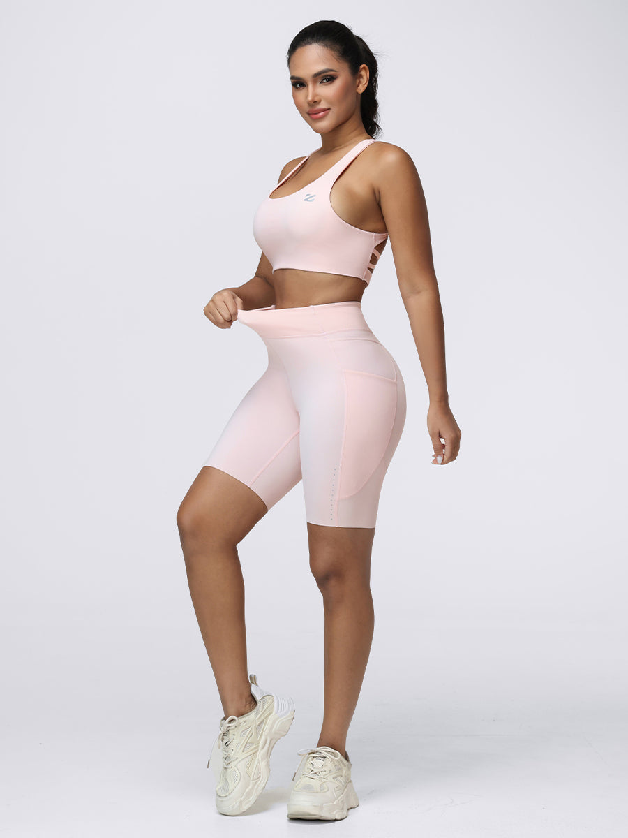 women's gym apparel Pearl Pink