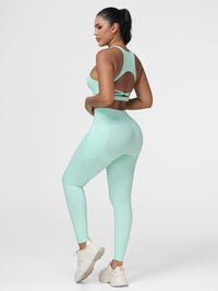 mint green workout sets for women