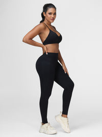 black gym attire women