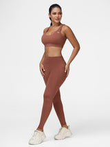 ladies gym clothes brown