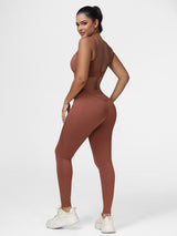 ladies gym clothes brown