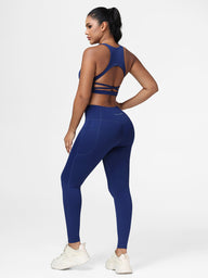 Flattering Gym Set with High-Support Bra and Booty-Lifting Leggings