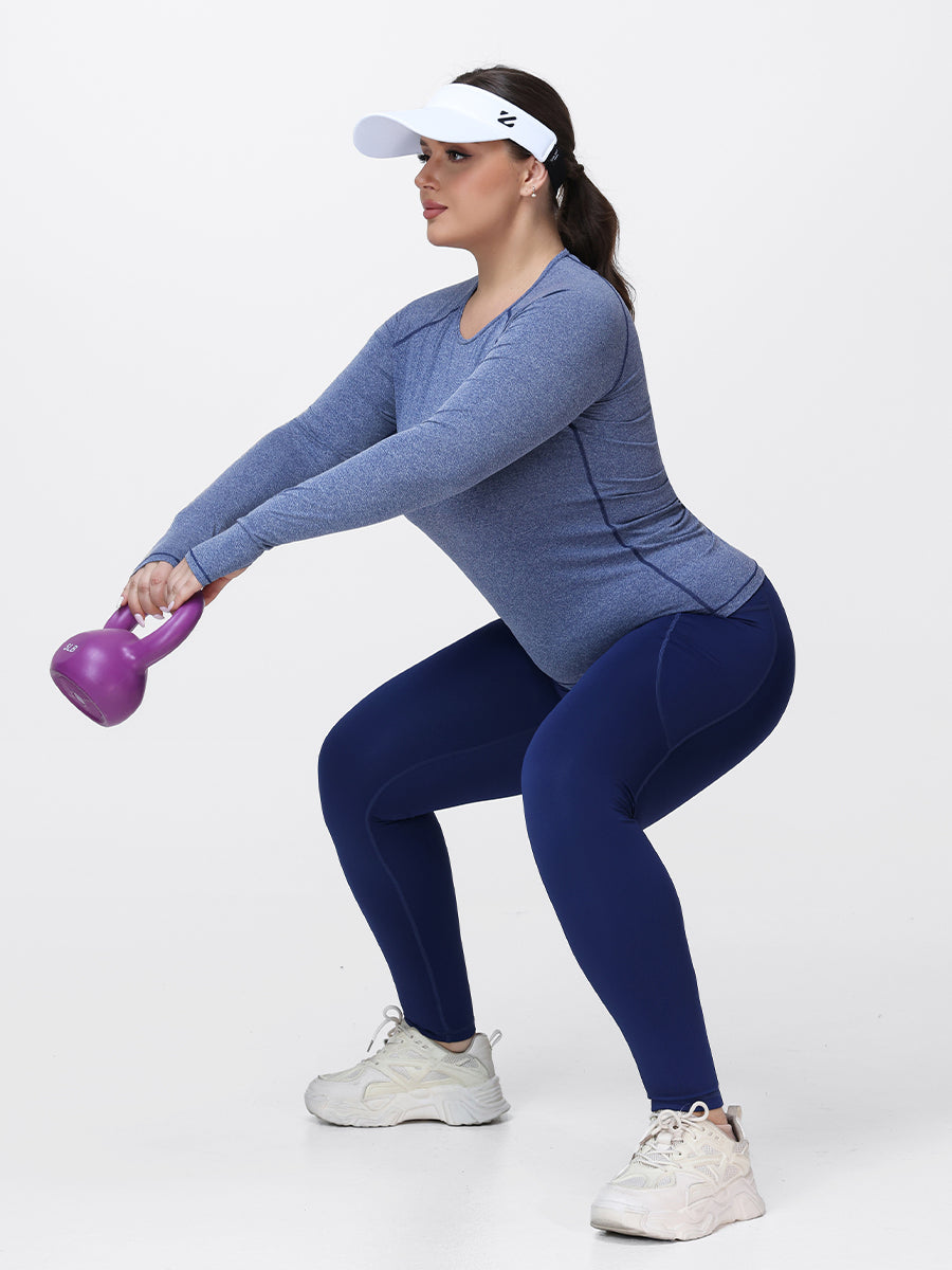 Women’s Breathable Long Sleeve Gym Set