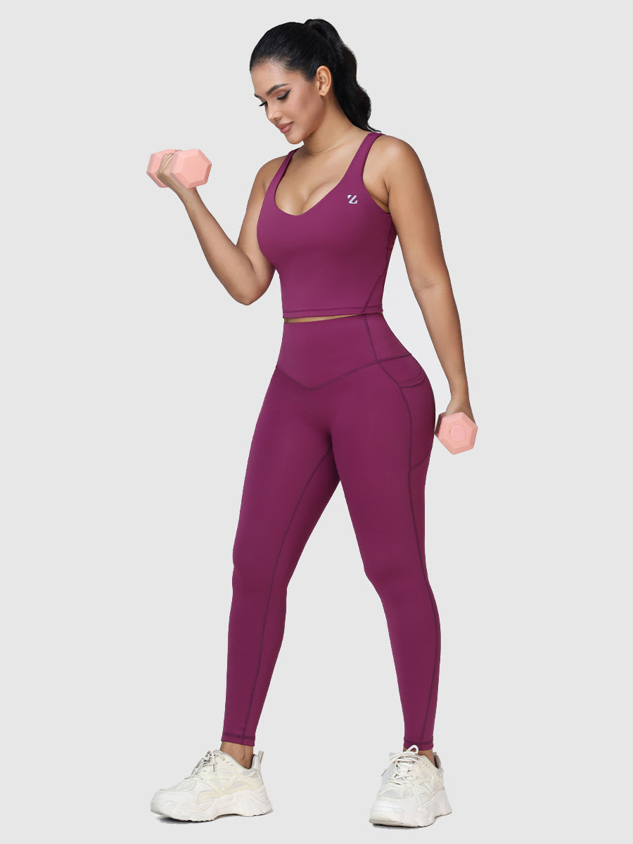 Two Pieces Butt Shaping Activewear Sets