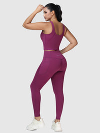 Two Pieces Butt Shaping Activewear Sets