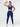 Women's Running Set – Ruched Sports Bra & Pocket Leggings