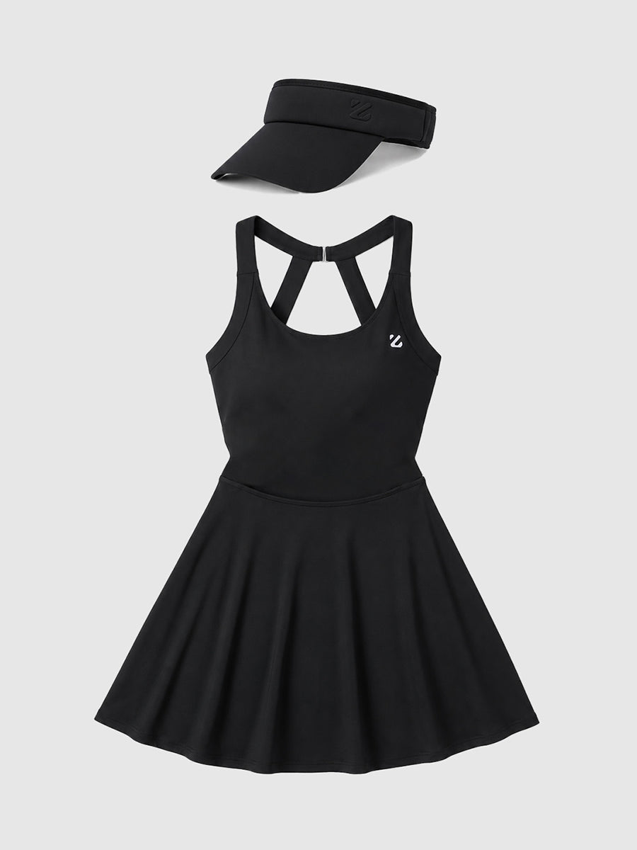 Padel & Tennis Outfit with Adjustable UPF 50+ Sports Visor