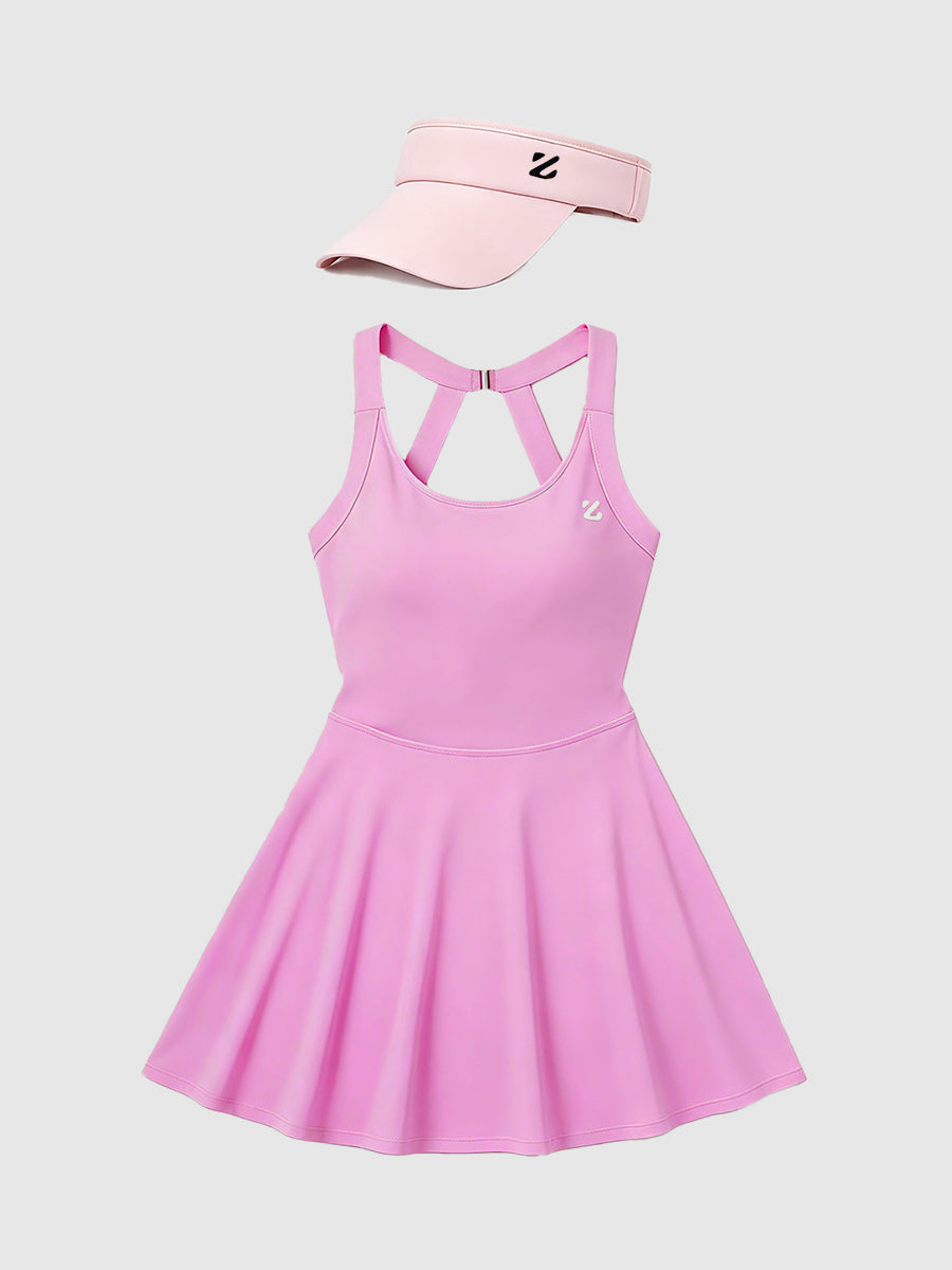 Padel & Tennis Outfit with Adjustable UPF 50+ Sports Visor