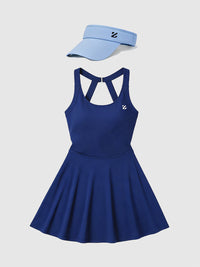 Padel & Tennis Outfit with Adjustable UPF 50+ Sports Visor