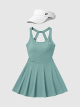 Padel & Tennis Outfit with Adjustable UPF 50+ Sports Visor