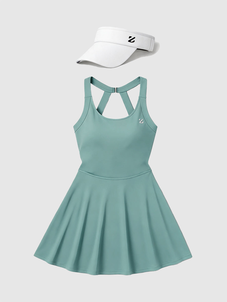 Padel & Tennis Outfit with Adjustable UPF 50+ Sports Visor
