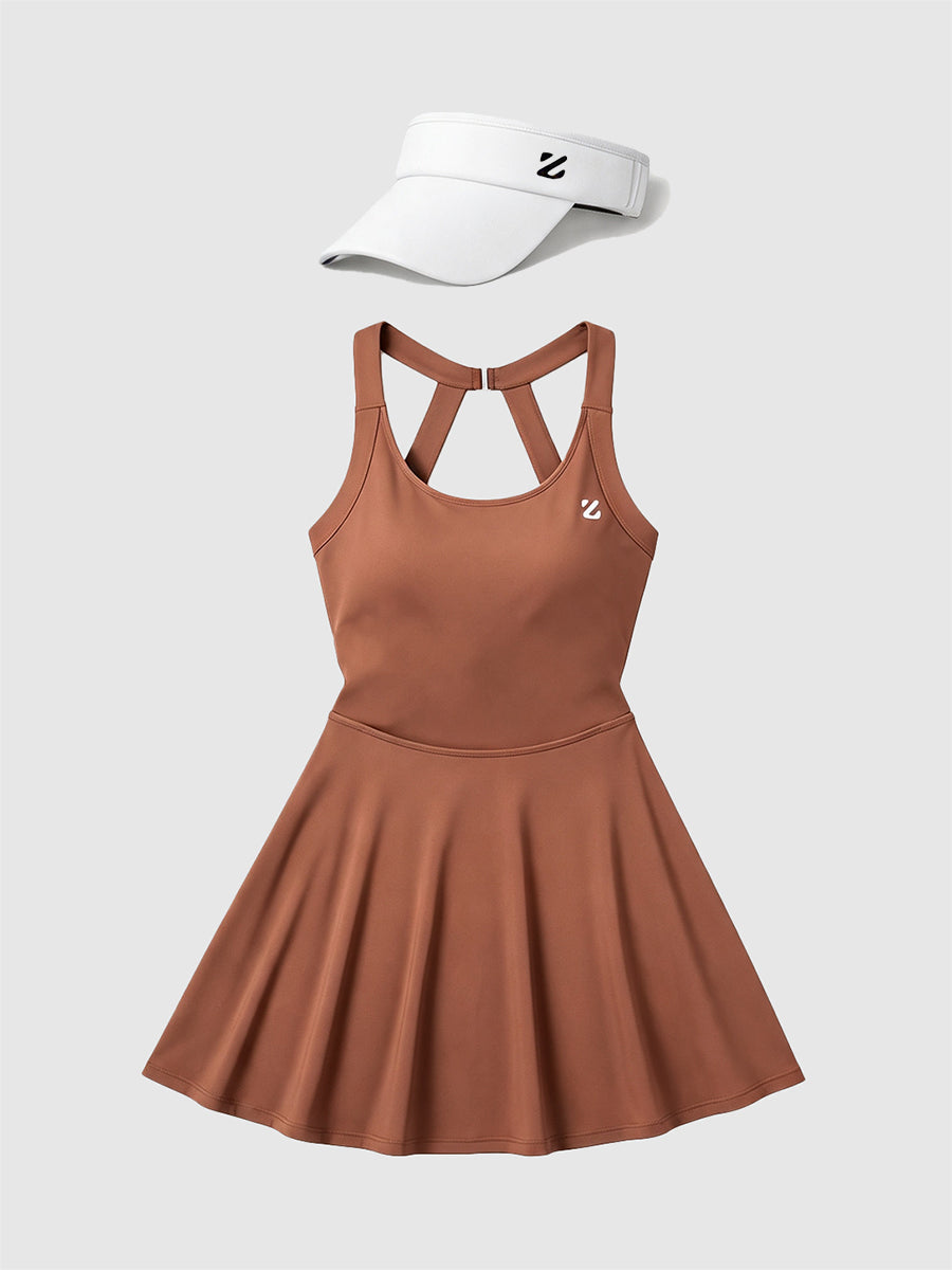 Padel & Tennis Outfit with Adjustable UPF 50+ Sports Visor