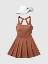 Padel & Tennis Outfit with Adjustable UPF 50+ Sports Visor